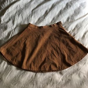 American Apparel Suede Skirt