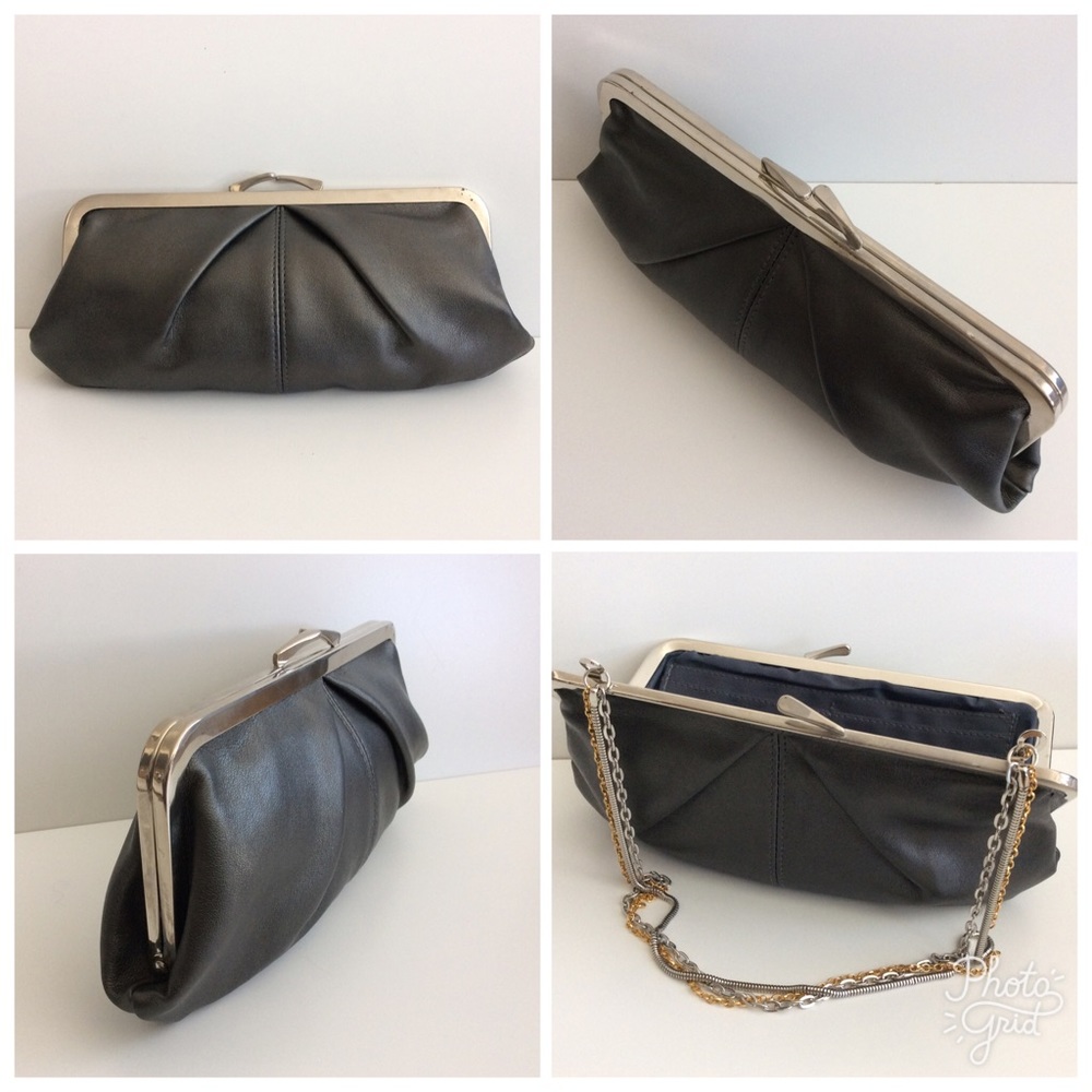 Dark Gray Clutch Purse