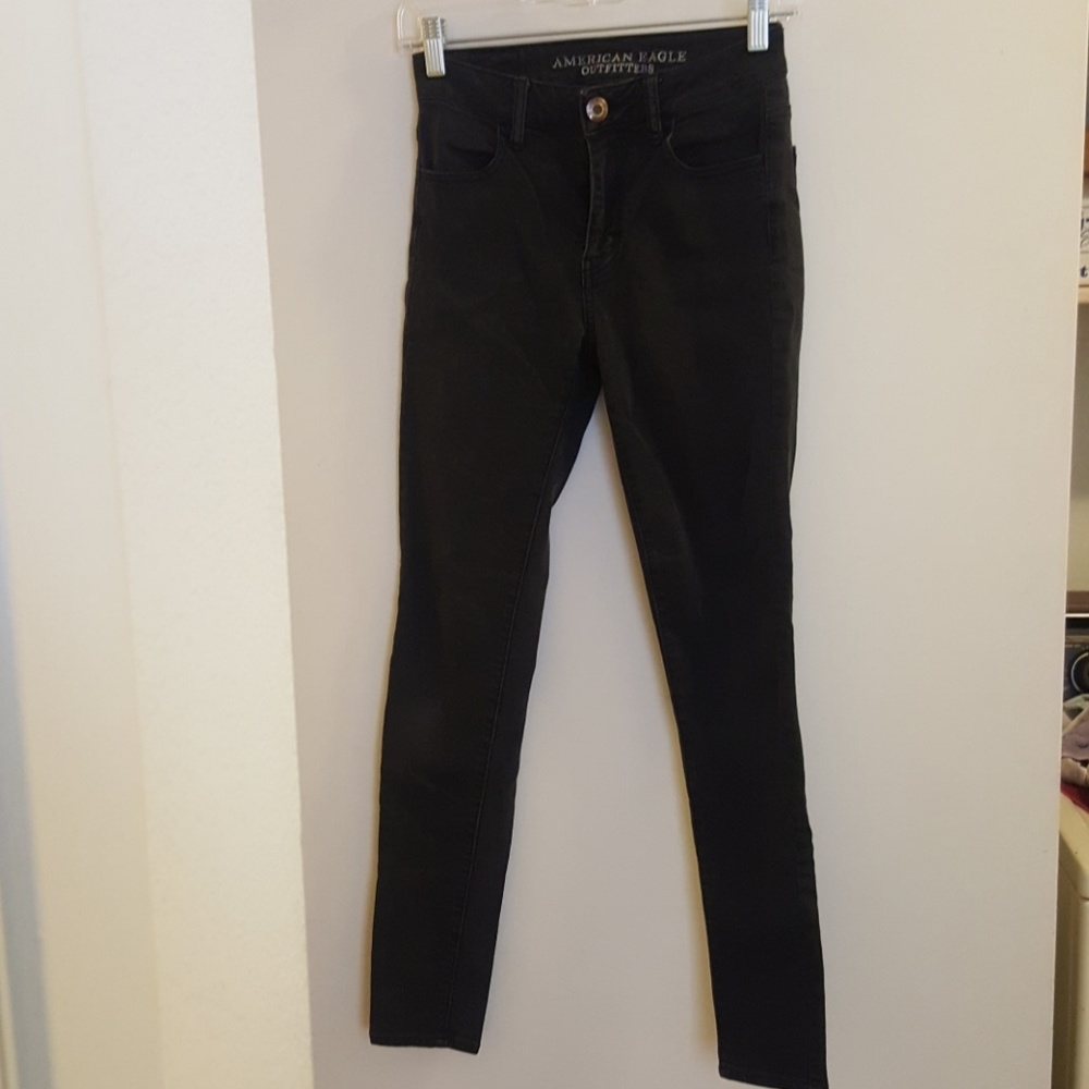 American Eagle Outfitters black skinny jeans