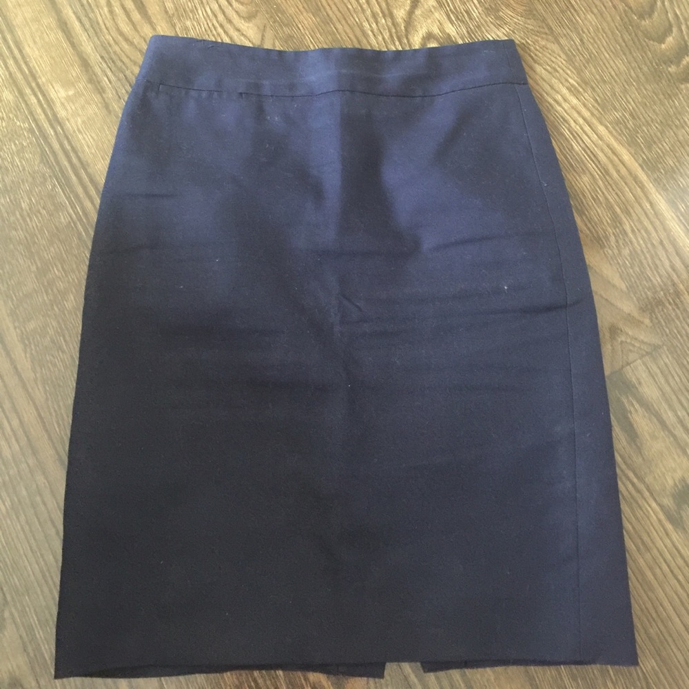 Jcrew pencil skirt navy