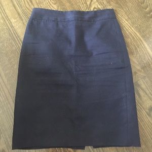 Jcrew pencil skirt navy