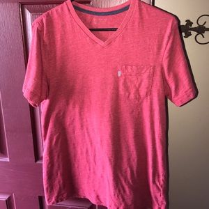 Soft v neck true red tshirt
