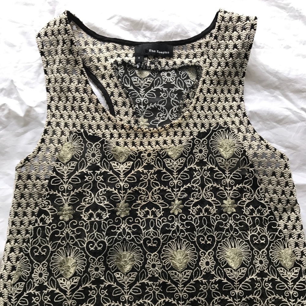 The Kooples embroidered tank top