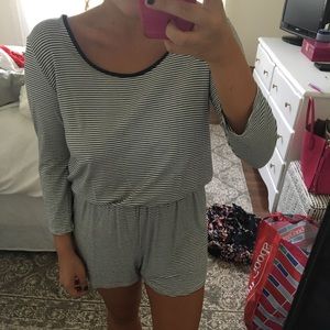 Stripped romper