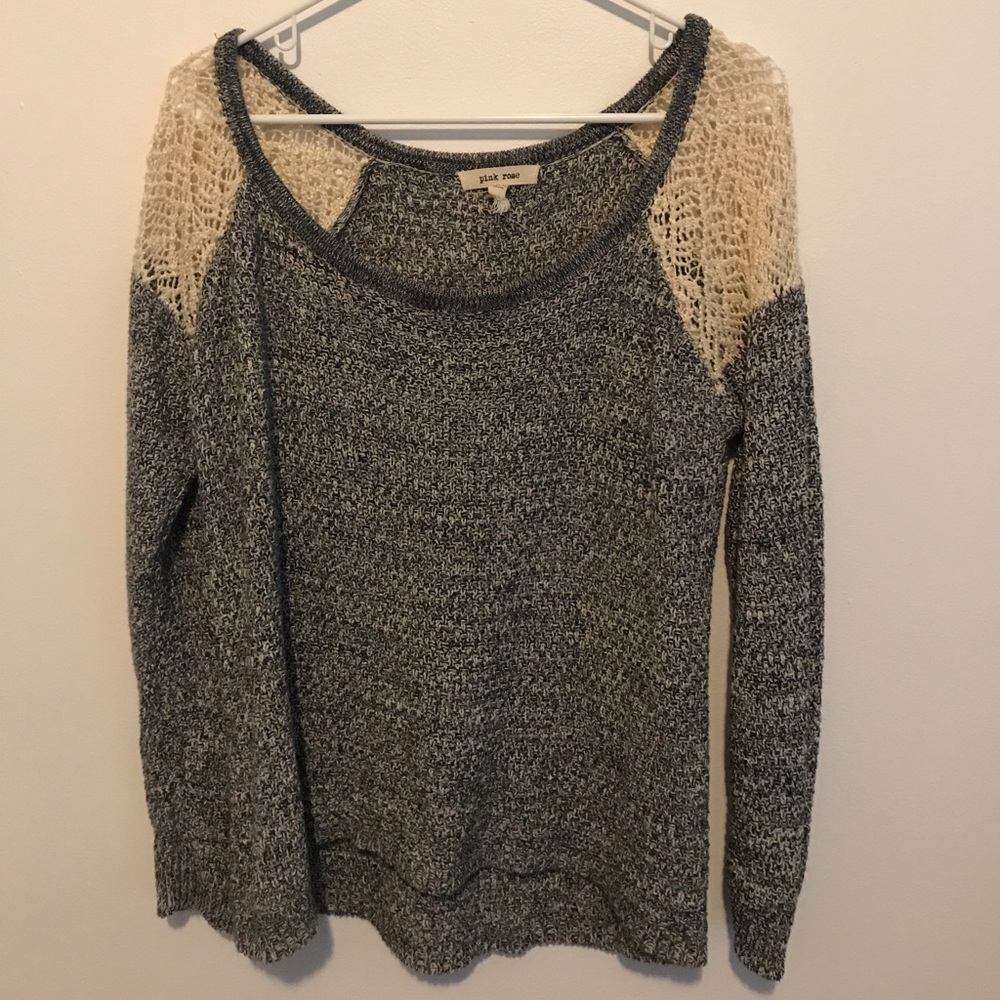 Pink Rose Sweater