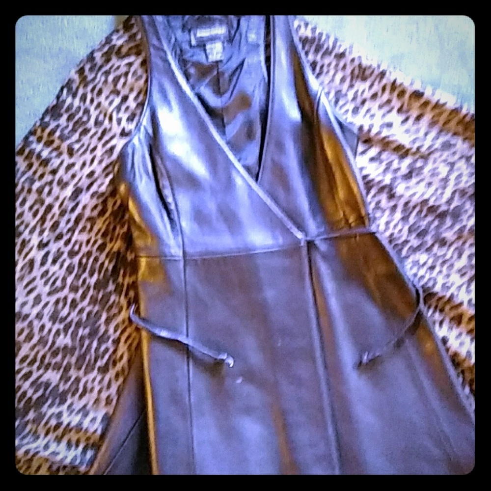 Leather vest