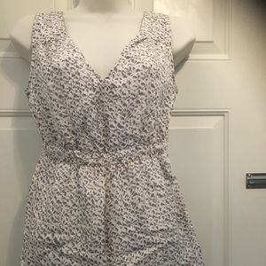 100% Silk Banana Republic peplum top