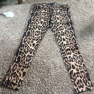 Leopard Print Skinny Jeans