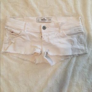 Hollister white shorts 3 or 26