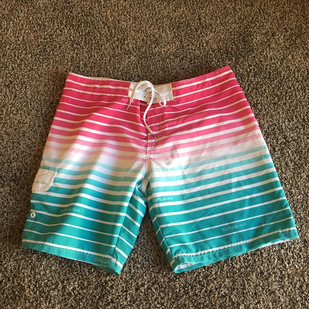 Board shorts.