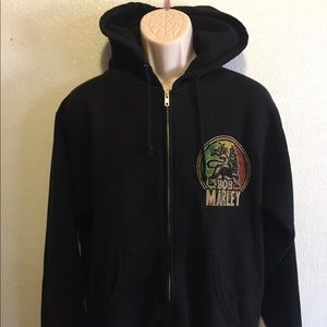 Bob Marley Hoodie Black. #cc
