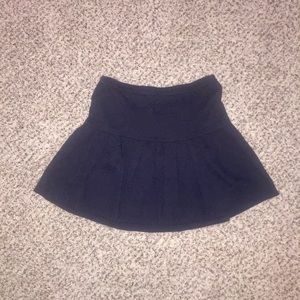 J. Crew Navy Peplum Jacquard Skirt
