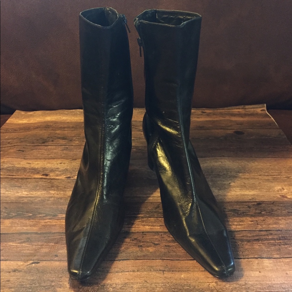 Nine West mid-calf black boots