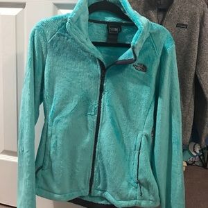 Fuzzy North Face Jacket