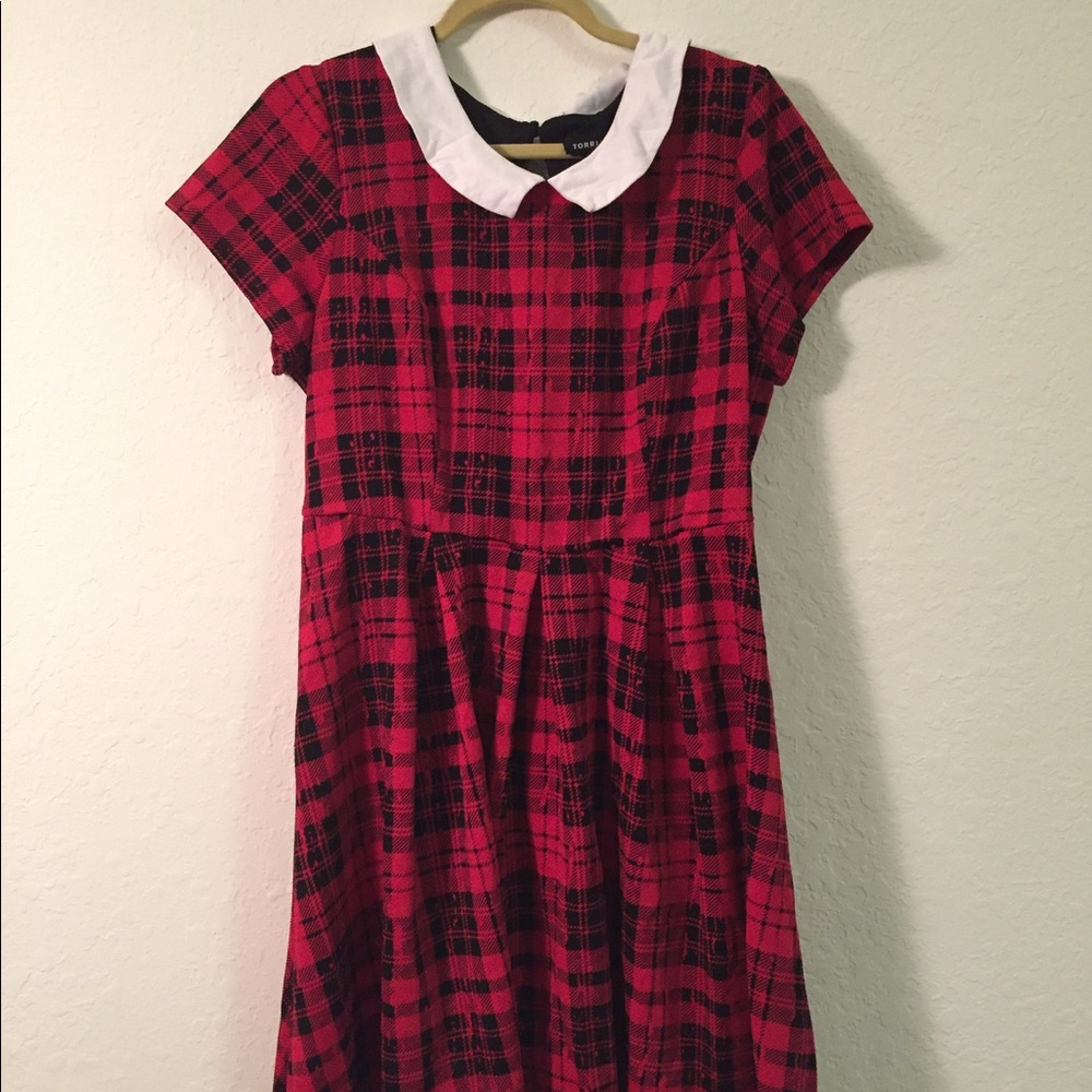 Torrid plaid dress
