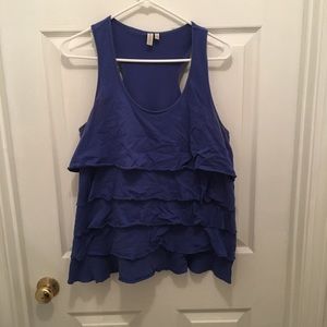 Razorback tiered ruffle tank.