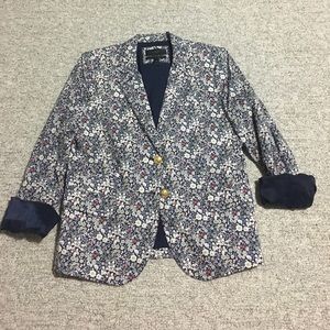 J. Crew floral blazer