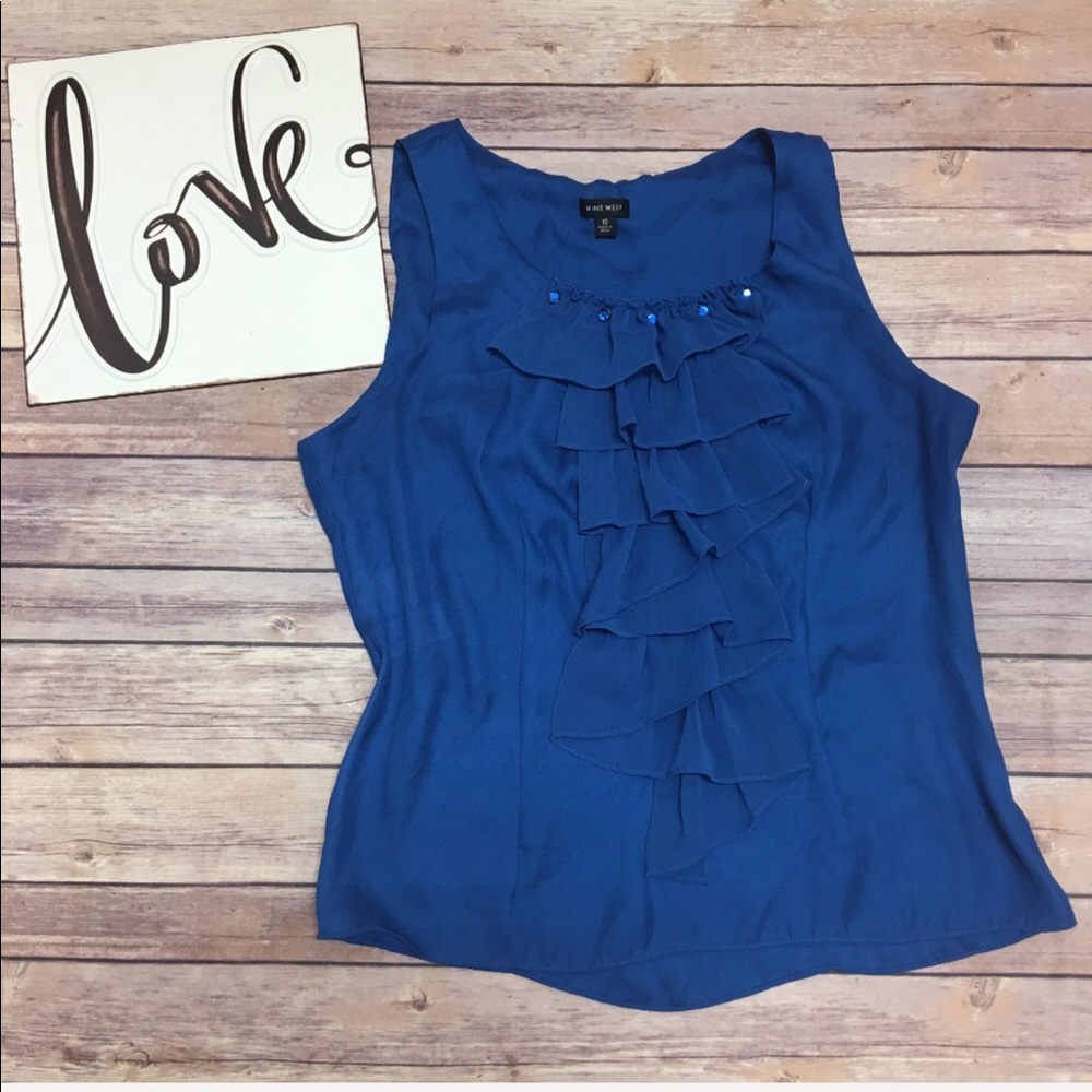 CLOSING CLOSET 🆘 Nine West | Vibrant Blue Top