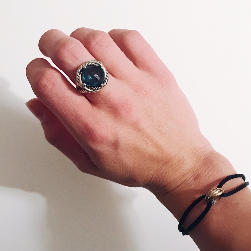 David Yurman London Blue Topaz ring