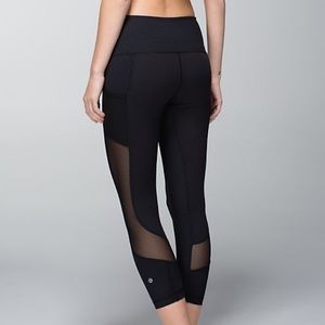 Lululemon Crop Mesh Leggings