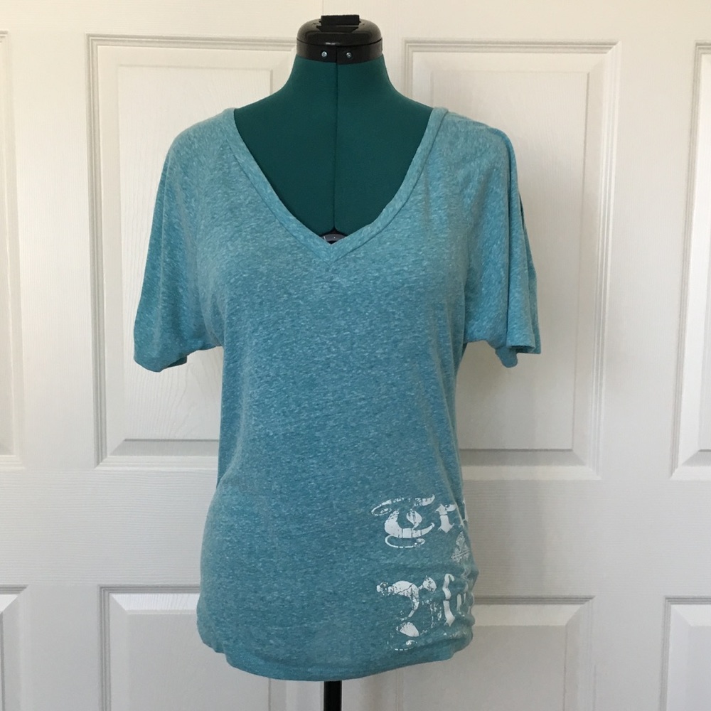 Cowgirl Tuff Co Light Blue Cut Out Shoulder