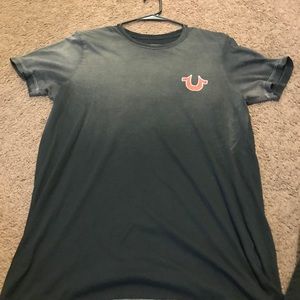 Ombré black true religion tee