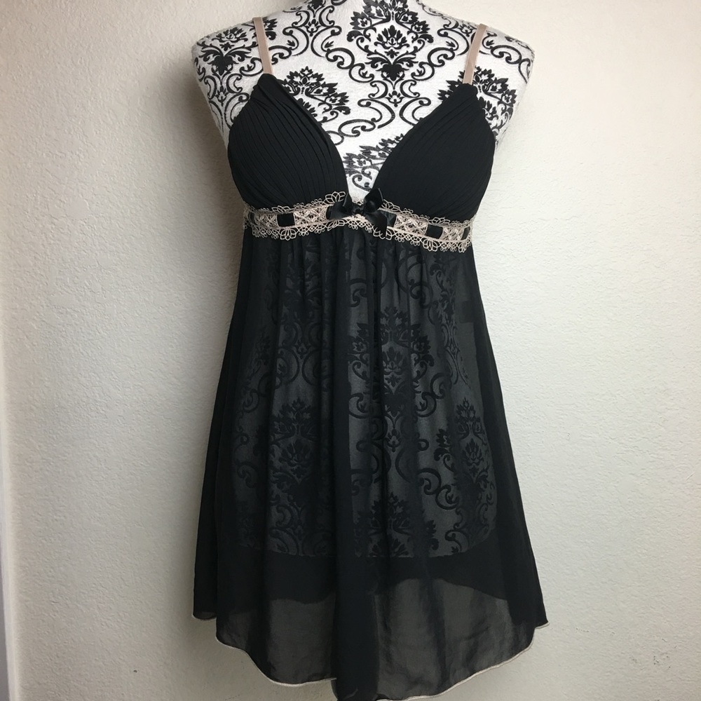 Macy's Pleated Babydoll Chemise by L.Donatella