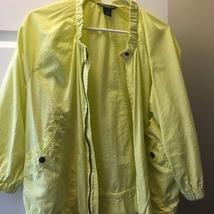 Bright yellow jacket, Eddie Bauer, large Bright yellow jacket, Eddie Bauer, large
