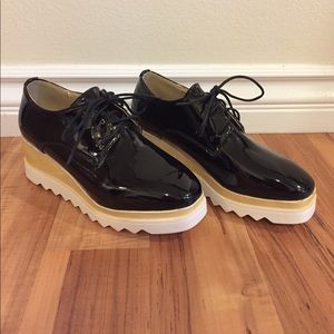 Patent black oxford creepers