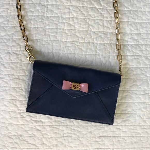 Tory Burch Handbags - Tory Burch Small Navy Crossbody Bag