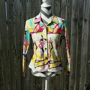 Mirror Image Jazz/band colorful Jacket