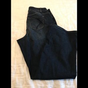 Lane Bryant dark wash boot cut jean