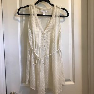 Motherhood maternity ivory top