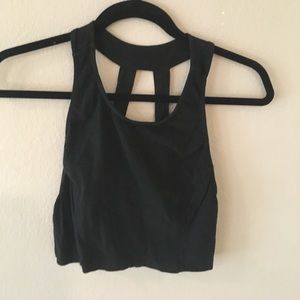 Black Brandy crop top