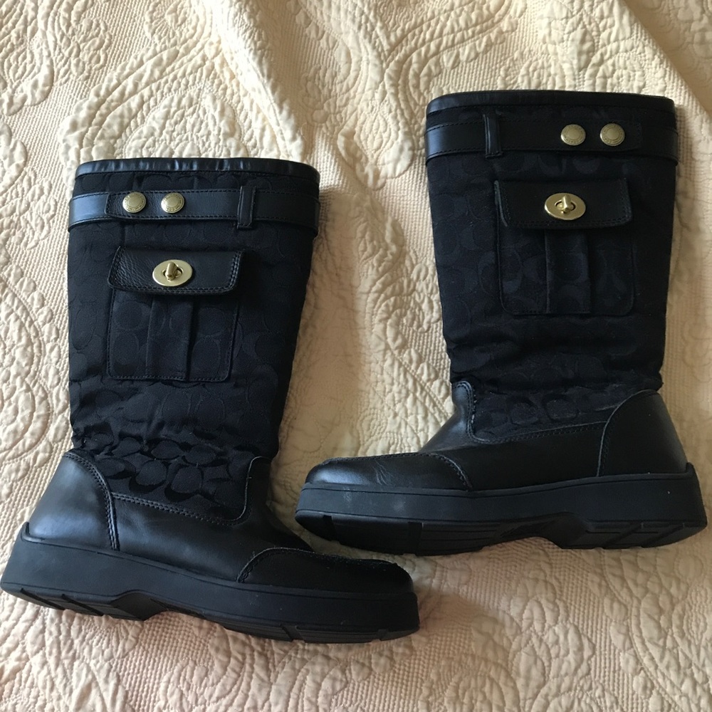 Coach winter boots.