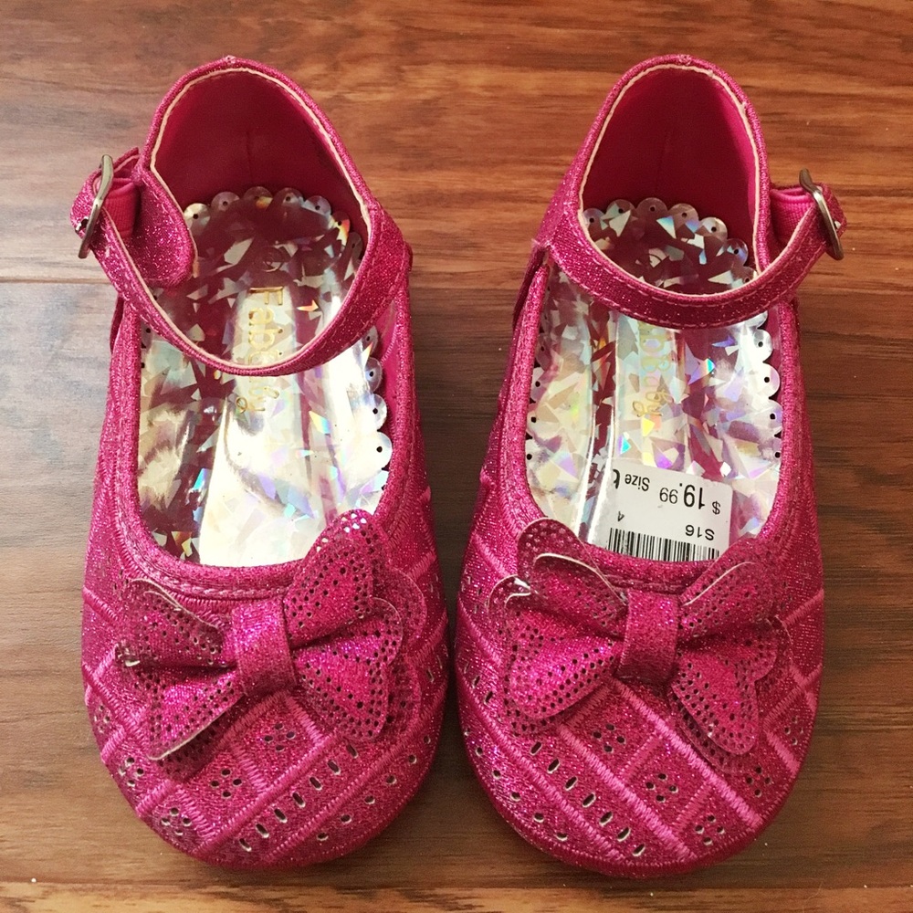 Toddler Girl Glitter Shoes Size 6t