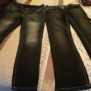 Two Pairs of Blue Jeans sz 9/10