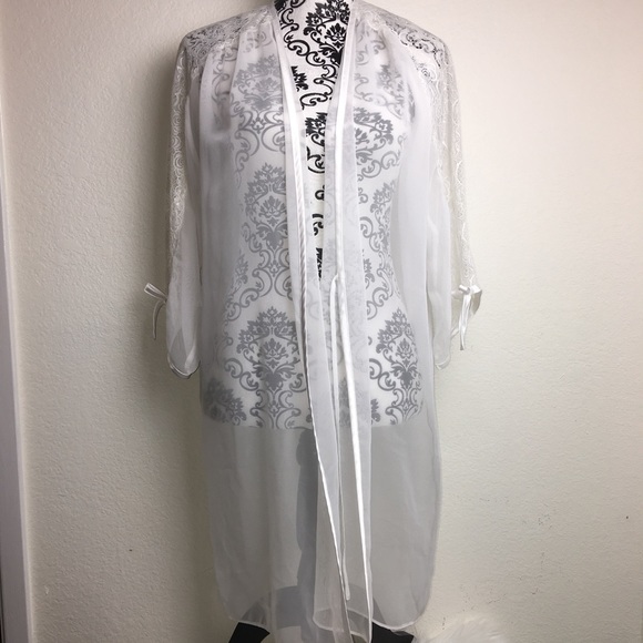 Retro Vintage Lace & Sheer Robe M.Monroe(Warners) - Picture 2 of 4