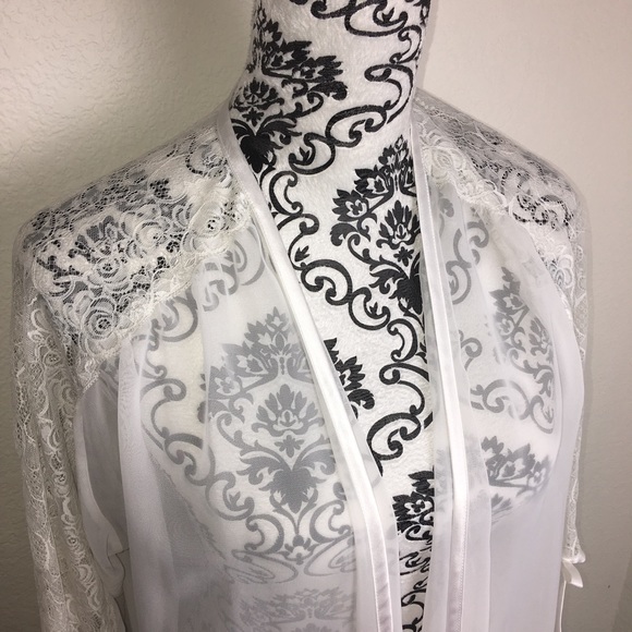 Retro Vintage Lace & Sheer Robe M.Monroe(Warners) - Picture 3 of 4