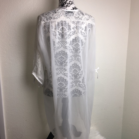 Retro Vintage Lace & Sheer Robe M.Monroe(Warners) - Picture 4 of 4