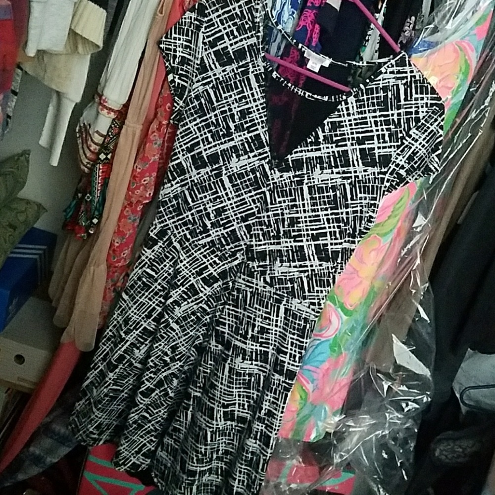 Black and White Dress