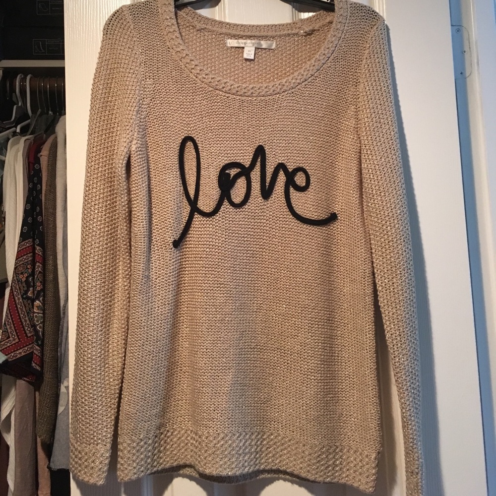 Scoop neck sweater