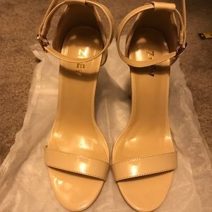 Women's Nude Ankle Strap Dress High Heel
