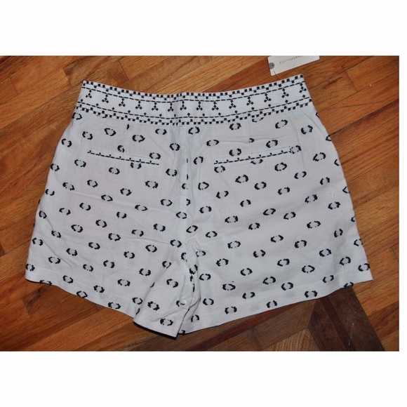 New Anthropologie HEI HEI Tailored Clipdot Shorts - Picture 8 of 8