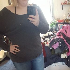 Off the shoulder Sweatshirt