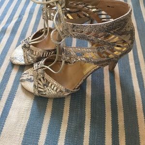 Dolce Vita Snake Print heels 6.5