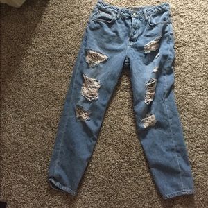 TOPSHOP Hayden boyfriend jeans size 26 barely worn