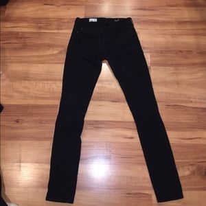 Gap black mid rise skinny Jeans