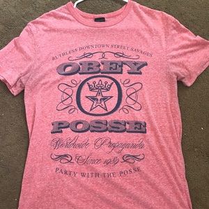 Men's large Obey shirt