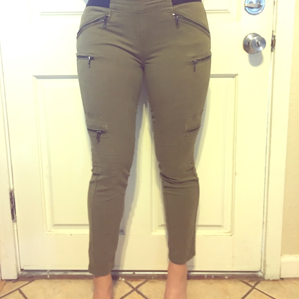 Blank NYC Army Green Utility Pants